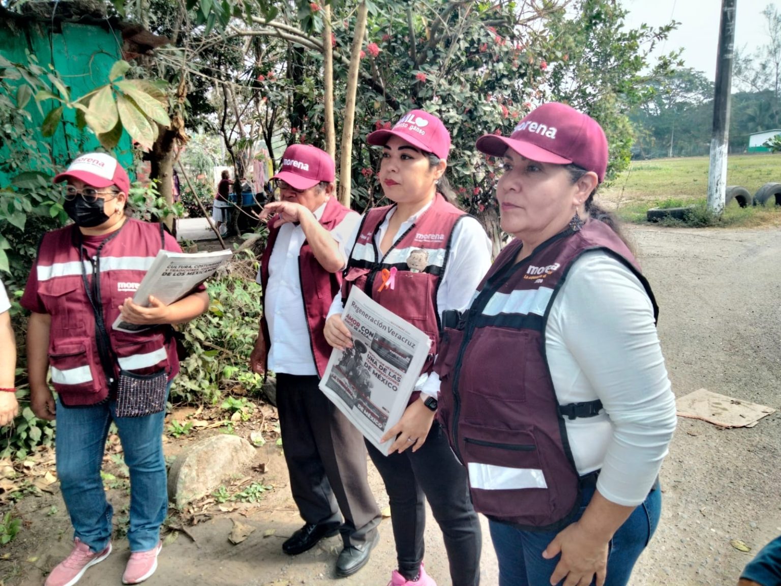 Brigadas Territoriales De Morena Llegan A Zona Rural De Veracruz Puerto