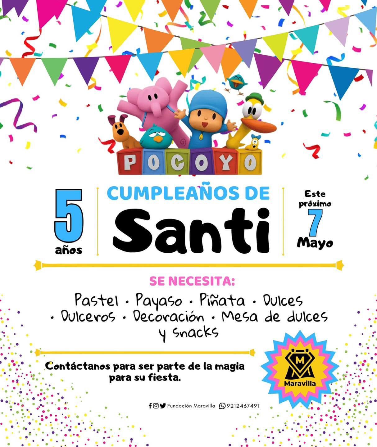 Pocoyo cumpleaños -  México